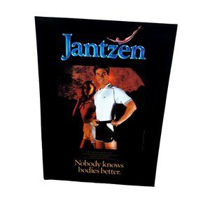 1982 Jantzen Clothing Knows Bodies Better Original Print Ad vintage 80s